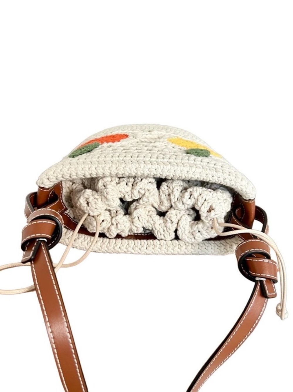 STAUD Anita Fruit Crochet Bucket Bag - Picture 11 of 13